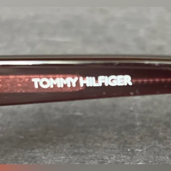 Tommy Hilfiger 4381 Cat Eye Clear Red Eyeglass Frames 49-19-130 - Picture 5 of 6